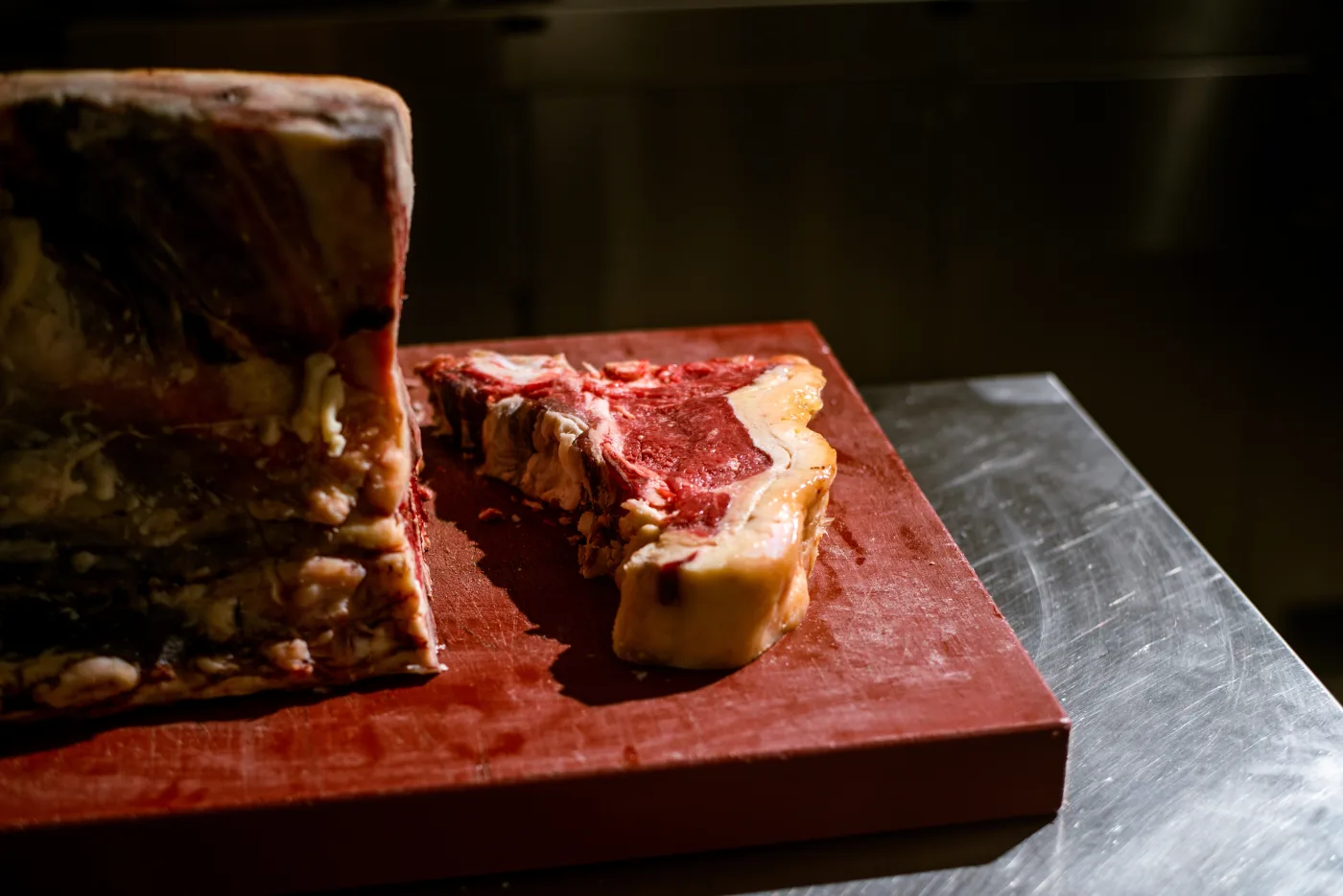 A dry-aged chuleton — the Spanish table